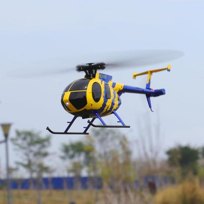 RC ERA C184 MD500 RC Helicopter 2.4G 6-Gyro 4CH Stabilized Helicopter Remote Control Aircraft with Optical Flow Sensor for Adults Enthusiasts