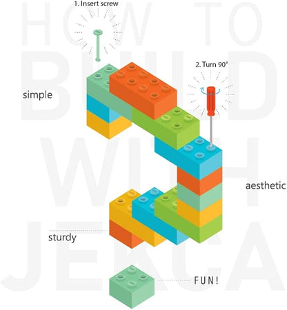 JEKCA Red Panda 01S | Animal Plastic Building Blocks | Age 14+