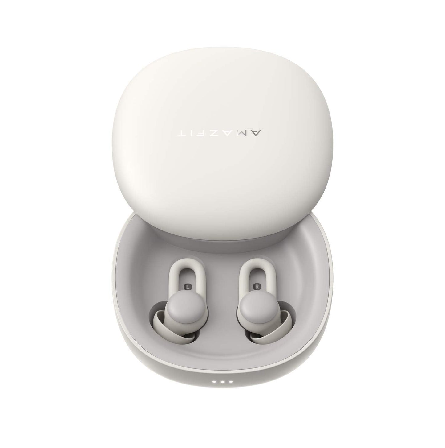 Amazfit Zenbuds Smart Sleep Earbuds, Noise Blocking, in-Ear Alarm, Soothing Sounds, Light and Comfortable, in-Ear Alarm Detection, Cloud White