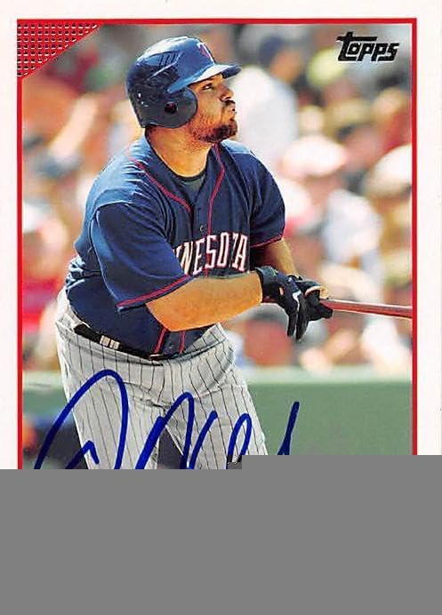 Sports Memorabilia Autograph Warehouse 245790 Jason Kubel Autographed Baseball Card - Minnesota Twins 2009 Topps - No. 304