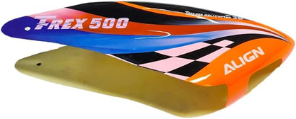 Align trex 500 ESP PRO RC Helicopter Glass Fiber Canopy Cover (Orange)