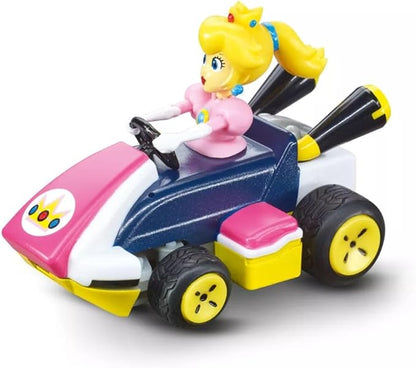 Carrera RC Nintendo Mario Kart 2.4 GHz Mini Collectible Radio Remote Control Toy Car Vehicle - Peach