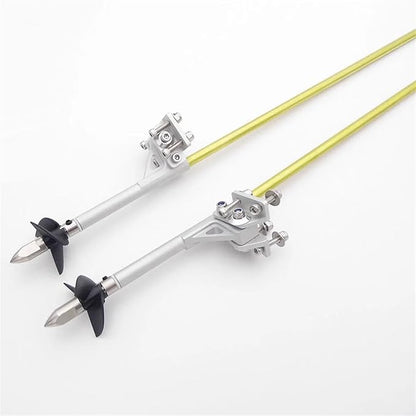 RC Boat 4mm 350mm Flexible Shaft CW CCW Drive Cable Shaft Strut Mount 36mm Propeller for RC Boat Speed Mono V Oval Catamaran(Right Hand)