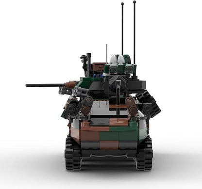 LAV-25 Infantry Fighting Vehicle Building Blocks and Construction Toy Collectible WW2 Military-Themed Model to Build and Display Great Gift (476PCS)