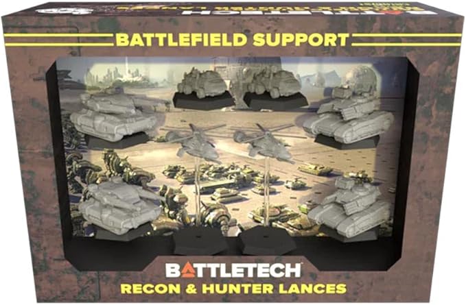 Catalyst Game Labs BattleTech: Battlefield Support - Recon &amp Hunter Lances | Strategy Board Game | for 2+ Players | Ages 14+ | for Use in Classic BattleTech Tabletop and Alpha Strike Games