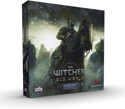 The Witcher Old World Wild Hunt Board Game Expansion - New Cooperative &amp Solo Mode! Fantasy &amp Adventure Strategy Game for Adults Ages 14+ 1-5 Players 90-150 Min Playtime Made by Go On Boar