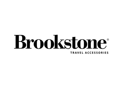 Brookstone Travel Neck Pillow - Lightweight Fleece Casing U-Shaped Stuffable Memory Foam Travel Pillow for Sleeping and Neck Support, Blue