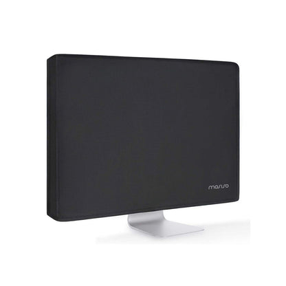 MOSISO Monitor Dust Cover 22, 23, 24, 25 inch Anti-Static Dustproof LCD/LED/HD Panel Case Computer Screen Protective Sleeve Compatible with iMac 24 inch, 22-25 inch PC, Desktop and TV, Black