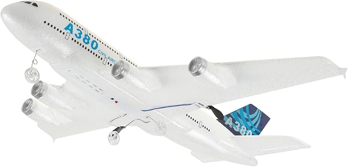 RC PlaneAirbus A380 Remote Control Airplane Ready to Fly 2 Channels RC AirplaneRemote Control Plane for Kids Boys Children Adults Beginners