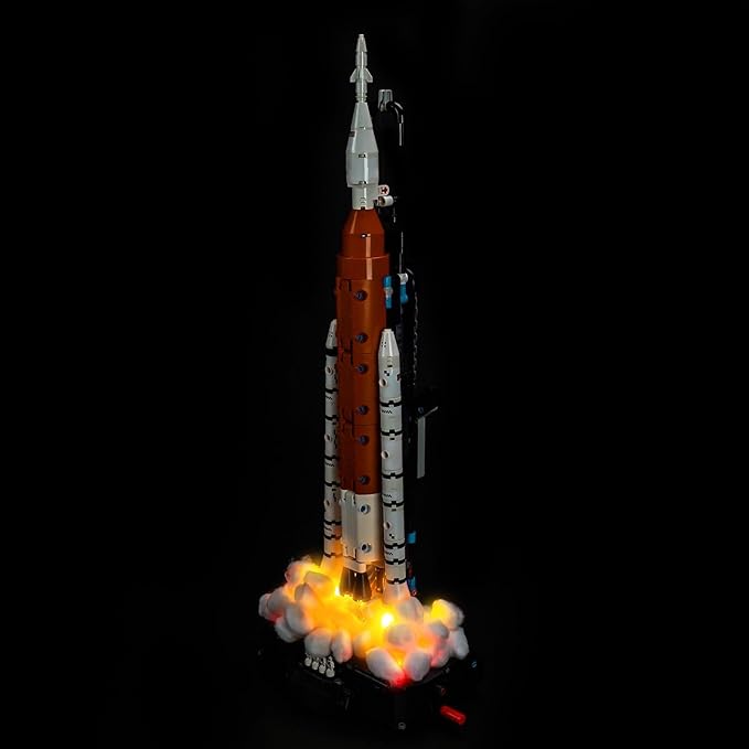 Light kit Compatible with Lego 42221 NASA Artemis Space Launch System Rocket - No Actual Model Only Lights LED Lighting Accessories for Lego NASA Rocket (RC Version)