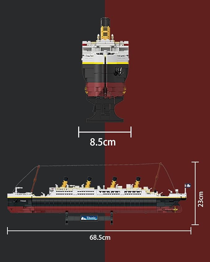 dOvOb Titanic Model Building Blocks Set 2022 Pieces Bricks Compatible with Major Brands