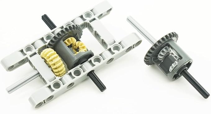 SEEMEY 855Pcs MOC Spare STEM Parts Cars Gears Axles Wheels Connectors Building Block Accessories Pieces Sets Chain Link Pins Connector Joints Bricks Shock Absorber