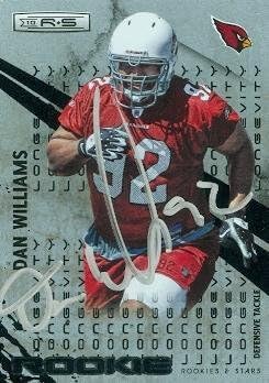 Sports Memorabilia Dan Williams Autographed Football Card (Arizona Cardinals) 2010 Panini Rookies &amp Stars No.184