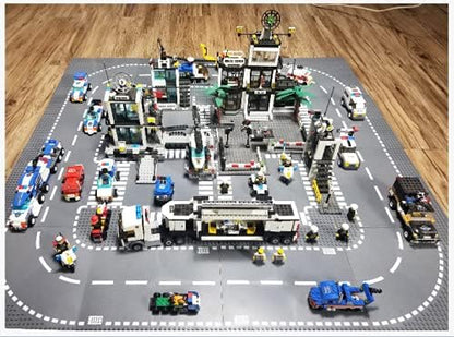 Road Base Plates for City Street Building Block 12 Street Plates 10x10 Road Baseplates