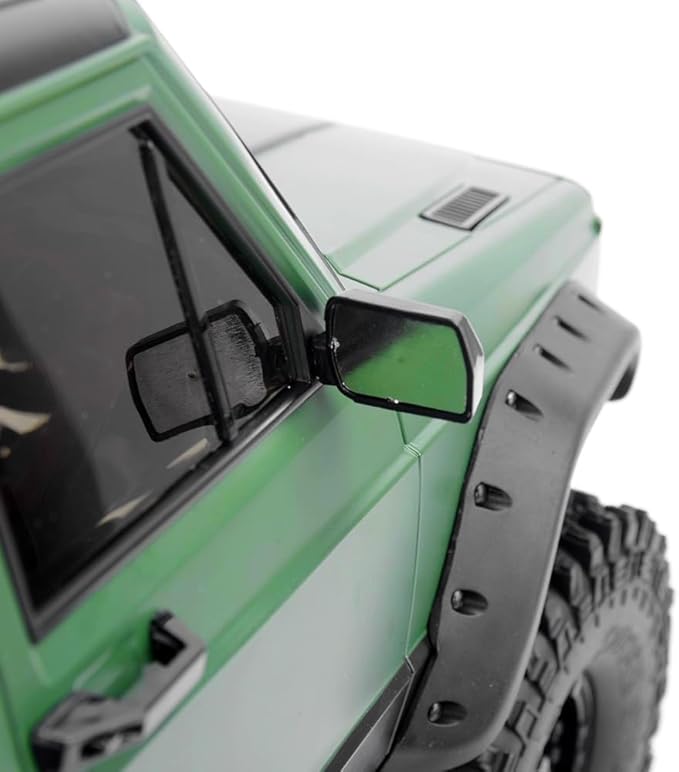 RC Car Hard Body Shell Kit313mm Wheelbase Cherokee Body Car Shell for 1/10 RC Crawler Axial SCX10 &amp SCX10 II 90046 90047 TRX4 Kit (Military GreenPickup)