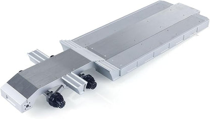 TOUCAN RC HOBBY US in Stock 1/14 DoubleE Metal 2 Axels Low Trailer Flatbed E012 001 for Remote Control Tractor Truck E113 RC Lorry Car Model Upgrade Parts
