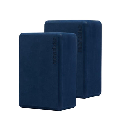Manduka Foam Yoga Block - Recycled EVA Foam Block with Ergonomic Support, Yoga Equipment, Home Gym Accessory, & Pilates Tool, Lightweight for Travel, High Density, Comfortable Edges