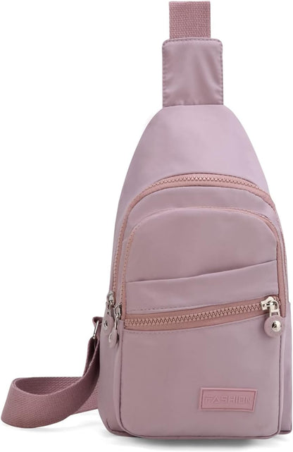 EVANCARY Small Sling Bag for Women Men, Sling Backpack Chest Daypack Crossbody Bag for Travel Outdoor Hiking