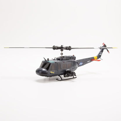 C032 UH-1 Huey RC Helicopter for Adults 1/48 Scale 2.4G 6CH Flybarless Remote Control Military Helicopter 3D Stunt Flight &amp High-Precision RC Airplane for Beginners