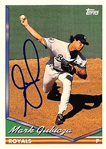 Sports Memorabilia Autograph Warehouse 247243 Mark Gubicza Autographed Baseball Card - Kansas City Royals 1994 Topps - No. 357
