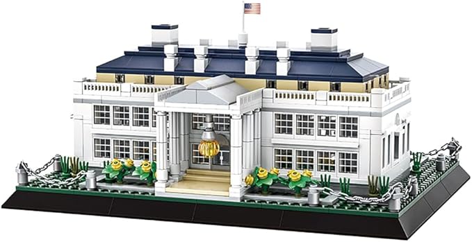 894Pcs White House Building Set World Landmark Architecture Model Collectible Toy for Kids and Adults