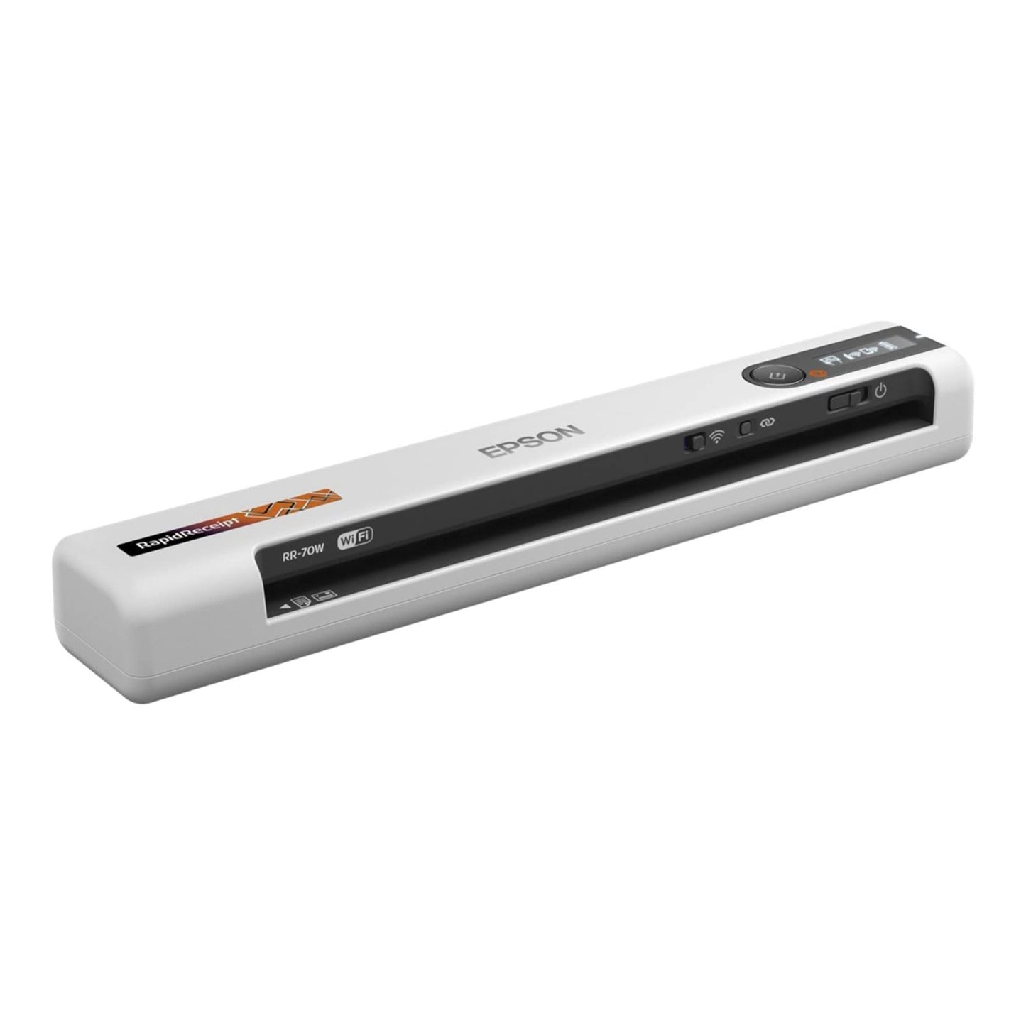 Epson RapidReceipt RR-70W Wireless Mobile Color Receipt & Document Scanner with ScanSmart AI PRO Receipt Management & PDF Software for PC & Mac
