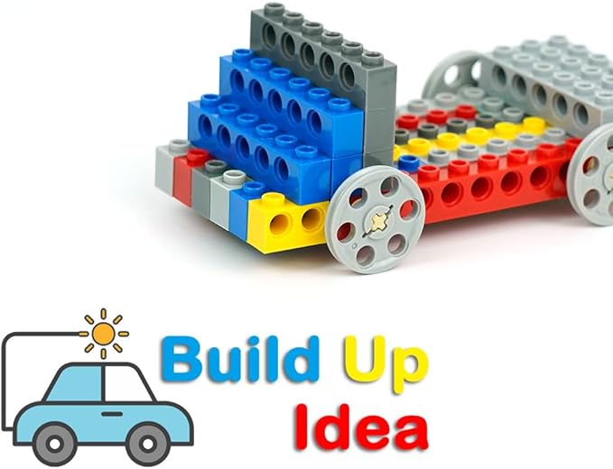 BroTex Technical-Parts-Beams-Gears Bricks Bulk Pins Connectors Compatible with Car-Motors Accessories Building Blocks Sets MOC Buildings Toys for Adults Kids Age 6+ Toys