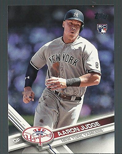 2017 Topps #287 Aaron Judge Rookie Card Photo Variation New York Yankees Smoking Hot