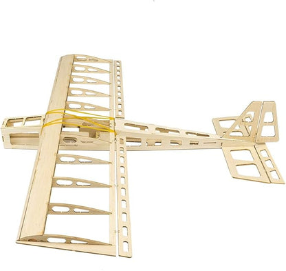 Balsa Wood Airplane R03 STICK-06 Model Aircraft 580mm Wingspan Unassembled Flying Model Aircraft to Build DIY RC Airplane Kit for Adults Beginners (KIT Only w/o Power System or Radio Control)