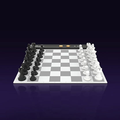 Chessnut Go Ultimate Portable Travel Electronic Chessboard with Full Piece Recognition and Strong Magnetic Adhesion - Perfect Desk or Travel Size（Orange）