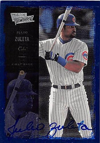 Sports Memorabilia Autograph Warehouse 248588 Julio Zuleta Autographed Baseball Card - Chicago Cubs 2000 Upper Deck Ultimate Victory - No. 57