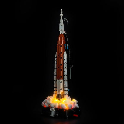 Light kit Compatible with Lego 42221 NASA Artemis Space Launch System Rocket - No Actual Model Only Lights LED Lighting Accessories for Lego NASA Rocket (RC Version)