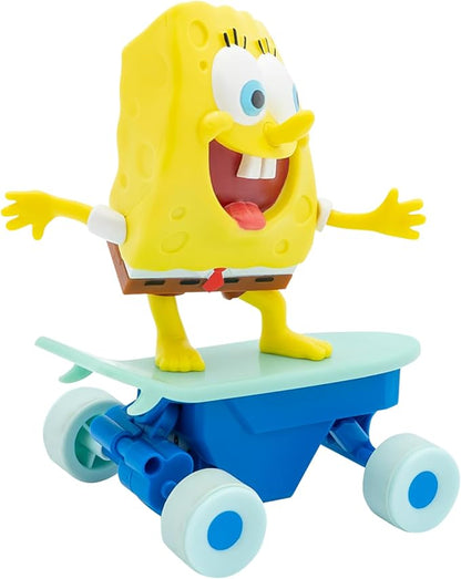 Spongebob Squarepants Surfs Up RC Vehicle - Full-Function Remote Control Spongebob Toy with Surfboard Controller Real Surf Action Play for Kids Ages 3+