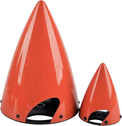 RC Spinner Carbon Fiber Spinner 2 Blade with Anodized Aluminium Back Plate for Gas RC Plane2.75/3/3.5/4/4.5/5/5.5IN (4in)