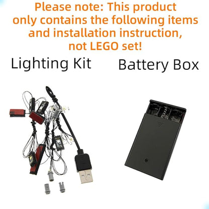 LED Light Kit Compatible with Lego McLaren Senna GTR -for Technic 42123 Model Set (Model Set Not Included)