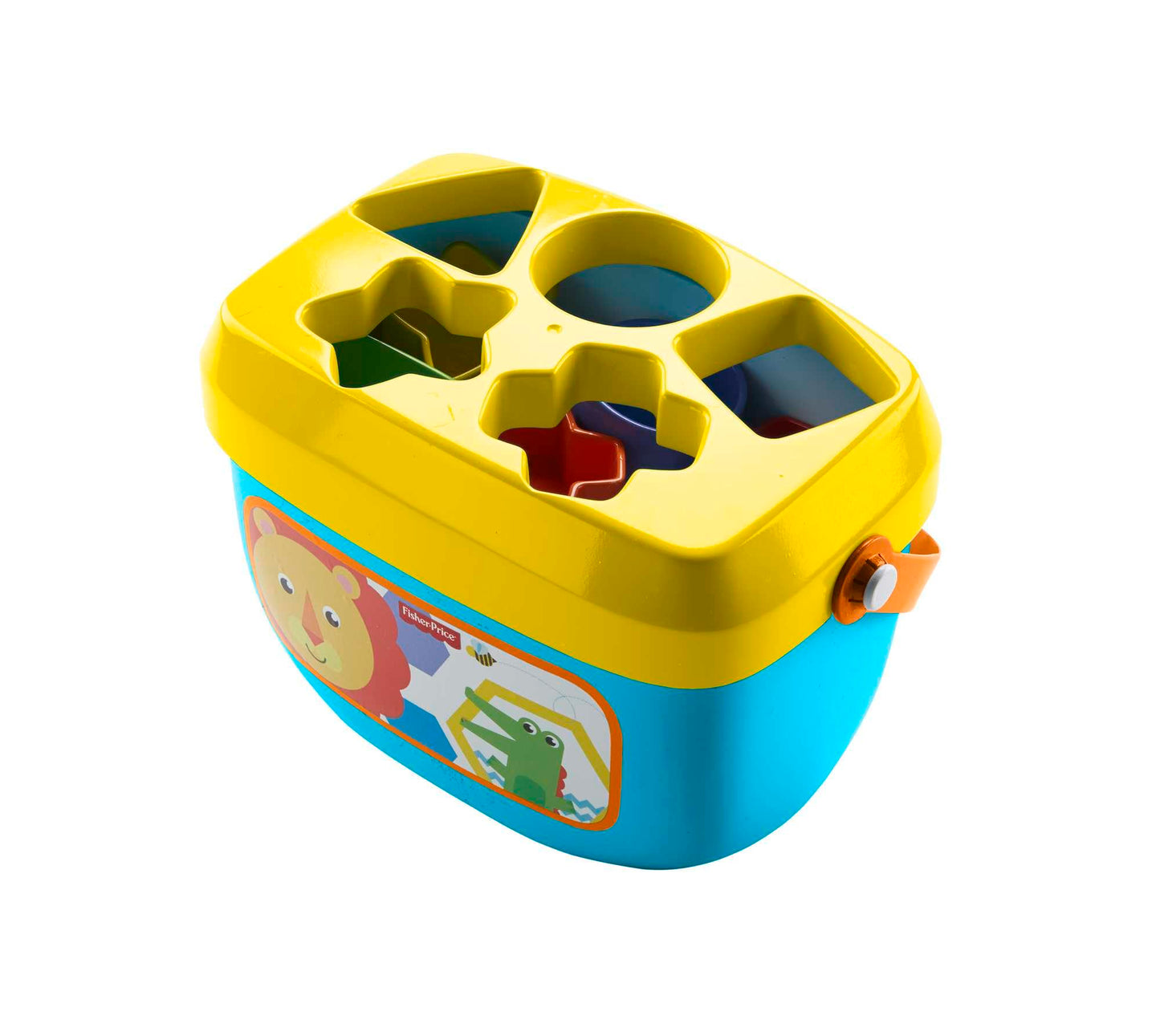 Fisher-Price Stacking Toy Baby’s First Blocks Set of 10 Shapes for Sorting Play for Infants Ages 6+ Months