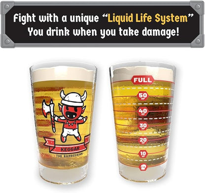 Rollacrit Heroes of Barcadia Board Game – Battle Monsters and Gain Loot with the Liquid Life System