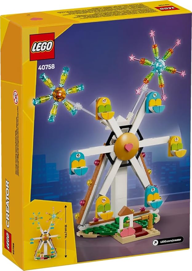 LEGO Creator Celebration Ferris Wheel with Fireworks Building Set 40758 230 Pieces