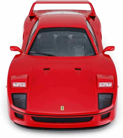 Radio Remote Control 1/14 Scale Ferrari F40 Licensed RC Model Car w/Front Light Controller Open/Close(Red)unisex-children