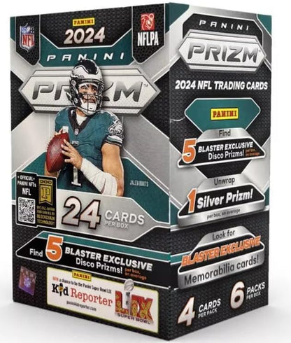 2024 Panini Prizm Football Blaster Box - 24 Football Cards Per Box
