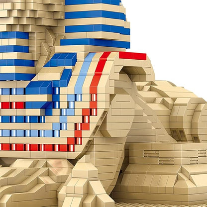 Great Sphinx Egypt Building Blocks Set (2732Pcs) Famous World Architecture Educational Toys Micro Bricks for Kids Adults