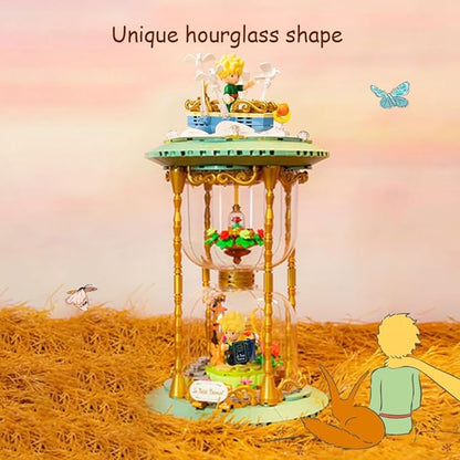 PANTASY The Little Prince Hourglass Building Blocks Set Construct Create Play Building Kit for Adults Home and Office
