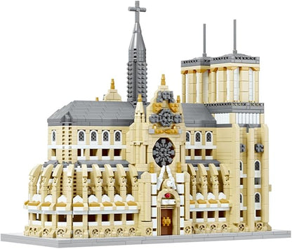 Micro Mini Notre Dame Cathedral Building Block Set Famous Architecture 2908 Pieces Gifts for Kids and Adults