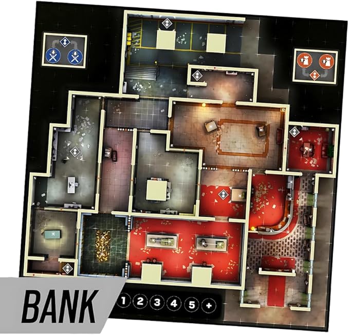 Mythic Games 6: Siege The Board Game Bundle: Concrete City - Map Pack 1 Dead End - Map Pack 2 Sand and Dust - Map Pack 3 (3 Items)