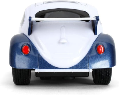 Jada Star Wars R2-D2 Volkswagen Beetle RC Car – 1:32 Scale Simple Function Remote Control Toy Toys
