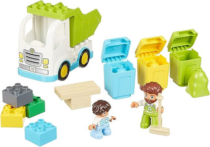 LEGO DUPLO Town Garbage Truck and Recycling 10945 Educational Building Toy Recycling Truck for Toddlers and Kids New 2021 (19 Pieces)