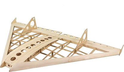 Balsa Wood Model Airplane T11 Air Kart 1000mm Wingspan RC Airplane Glider KIT to Build for Adults Hobby Fly (Kit+Motor+Prop+Servo+ESC+Covering Film)