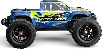 MJX 14208 1:14 Scale 4WD Brushless RC Bigfoot Truck 41 km/h High Speed RTR Off-Road Truck 2.4 GHz Remote 7.4V 2000mAh Battery 88mm All-Terrain Tires Big Wheel Monster