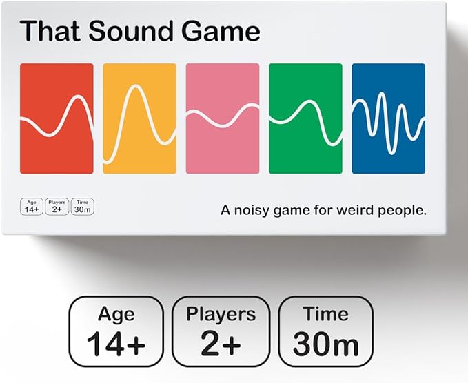 That Sound Game - Award Winning - Party Sound Guessing Game for Adults and Teens Board Game for 2+ Players Ages 14 and Up