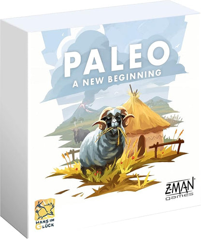 Z-Man Games Paleo A New Beginning Board Game Expansion - Forge a New Chapter in Human History! Cooperative Strategy Game for Kids &amp Adults Ages 10+ 2-4 Players 45-60 Minute Playtime